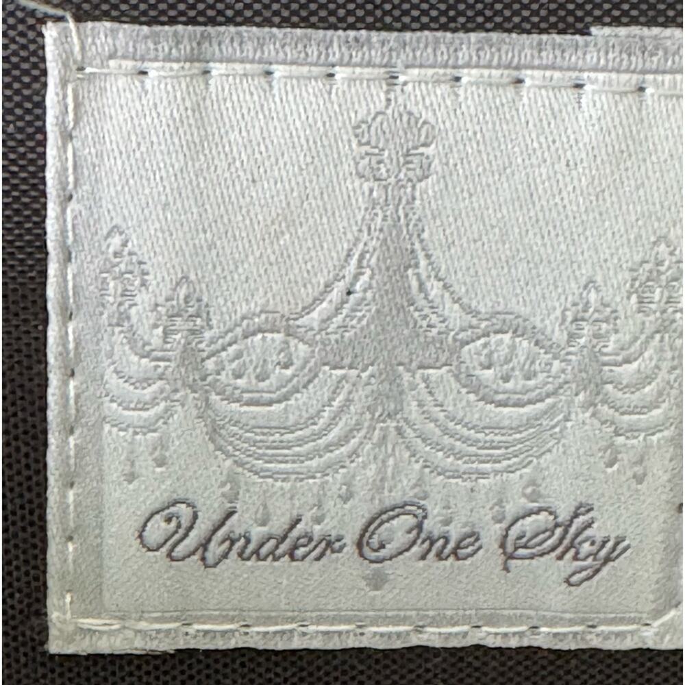 Under One Sky Vintage Clutch Black Snap Closure Clutch - Picture 9 of 9